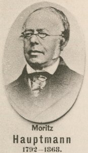 Moritz Hauptmann (gravering) af English School