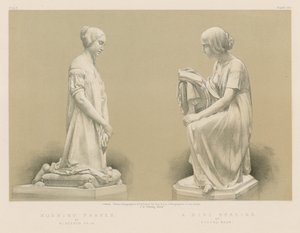 Morgenbøn af Vincenzo Vela; En pige, der læser af Pietro Magni af English School