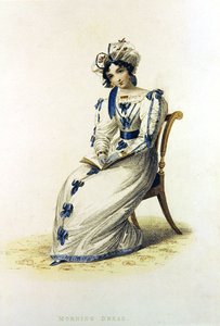 Morgenkjole, modetallerken fra Ackermann