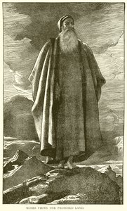 Moses betragter det forjættede land af English School