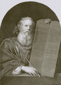 Moses og lovens tavler af English School