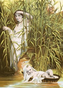 Moses i bynkebuskene af English School