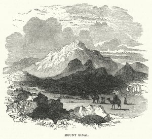 Sinai-bjerget (gravering) af English School