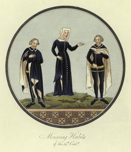Sorgvaner i det 14. århundrede af English School