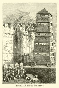 Moveable tower for Siege  af English School
