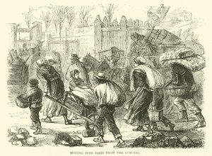 Flytning til Paris fra forstæderne, december 1870 af English School