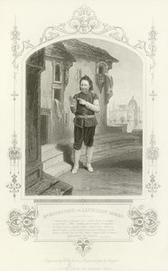 Mr Buckstone som Launcelot Gobbo, The Merchant of Venice af English School