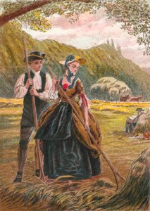 Mr. Burchell og Sophia i hømarken af English School