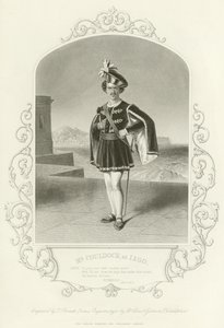 Mr Couldock som Iago, Othello, Akt II, Scene I af English School