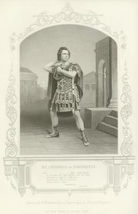 Mr. Creswick som Coriolanus, Coriolanus, Akt V, Scene III af English School