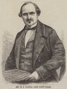 Mr E J Loder (gravering) af English School