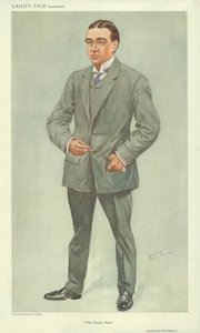 Mr Ernest Shackleton, Sydpolen, 6. oktober 1909, Vanity Fair tegneserie af English School