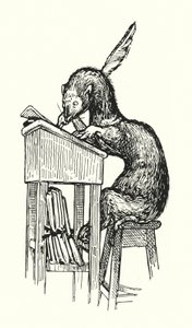 Mr Ferret at Work (litho) af English School
