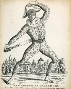 Mr G French som Harlekin af English School