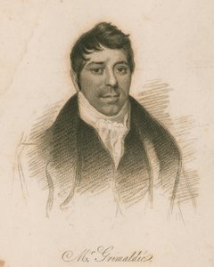 Mr Grimaldie, indgraveret af Blood efter en tegning af Wageman af English School