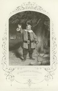Mr. Hackett som Falstaff, The Merry Wives of Windsor, Act V, scene v