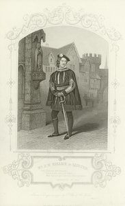 Mr J W Wallack som Gloster, Richard III, Akt I, Scene I af English School