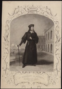 Mr Macready som Shylock af English School