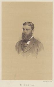 Hr. R C Vyner (litografi) af English School