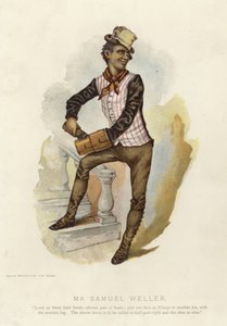 Samuel Weller fra Pickwick Papers af English School