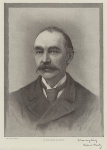 Thomas Hardy, romanforfatteren (gravering) af English School
