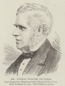 Thomas William Saunders af English School
