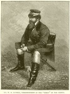 W. H. Russell, korrespondent for Times på Krim af English School