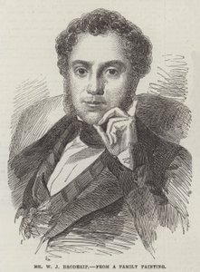 Mr W J Broderip (gravering) af English School