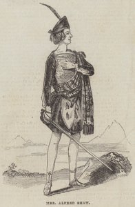 Fru Alfred Shaw (gravering) af English School