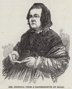 Fru Chisholm (gravering) af English School