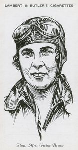 Fru Victor Bruce, engelsk flyver, racerkører og speedbådsracer af English School