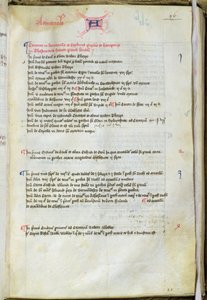 Ms.25511 fol.36r Dean Lyseuxs inventar, St. Pauls Cathedral, 1440 af English School