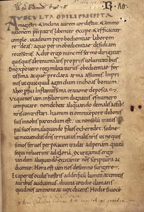 Fru 197 f.1r Benedikts regel af English School