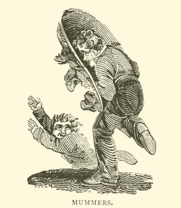 Mummers (træsnit) af English School
