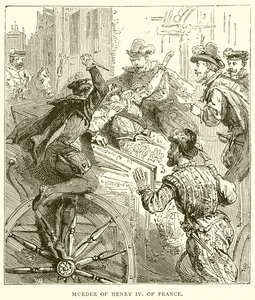 Mordet på Henrik IV af Frankrig af English School