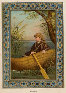 Musing (farve litho) af English School