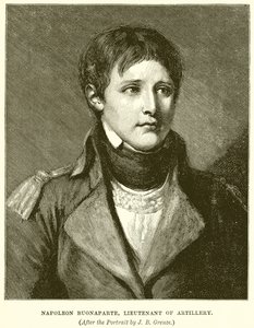 Napoleon Buonaparte, løjtnant af artilleri af English School