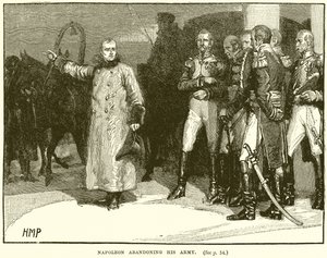 Napoleon forlader sin hær af English School