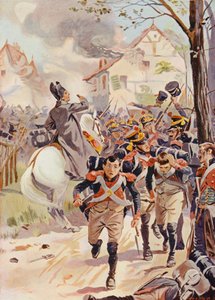 Napoleon i slaget ved Lutzen af English School