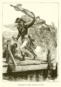 Napoleon ved Lodis bro af English School