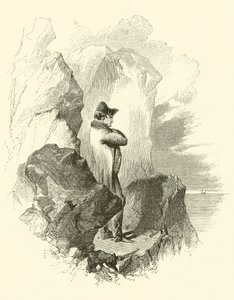 Napoleon i eksil (gravering) af English School