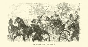 Napoleon forlader Sedan, september 1870 af English School