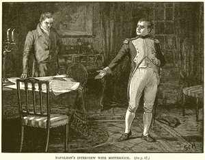 Napoleons interview med Metternich af English School