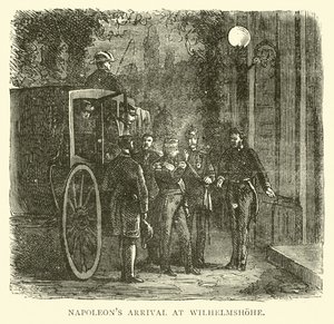 Napoleons ankomst til Wilhelmshohe, september 1870 af English School