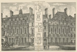 National Hospital for the Deformed, Great Portland Street og Bolsover Street af English School