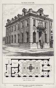 National Provincial Bank of England, Southampton (gravering) af English School