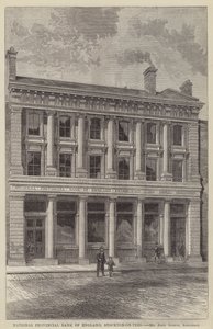 National Provincial Bank of England, Stockton-on-Tees (gravering) af English School