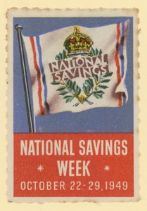 National Savings Week, 22.-29. oktober 1949 af English School