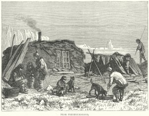 Near Frederickshaab (engraving) af English School
