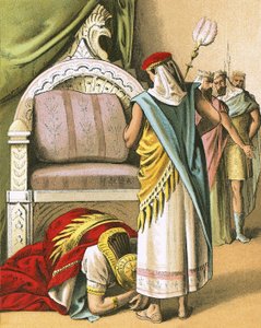 Nebukadnezar tilbeder Daniel af English School